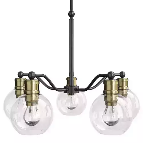 Progress Lighting P400147 Hansford 5 Light Low-poly 3D model