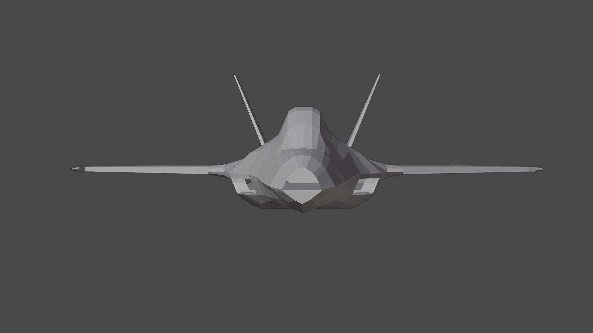Incomplete Fighter Plane Free 3D model_2