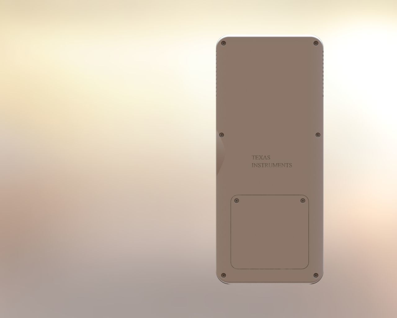 TI 84 Plus CE Graphing Calculator 3D model_4