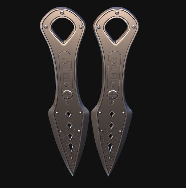 Apex Legends Wraith Kunai  3D print model_3