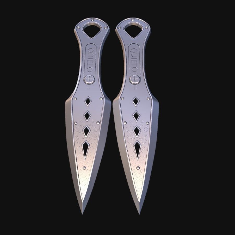 Apex Legends Wraith Kunai  3D print model_1