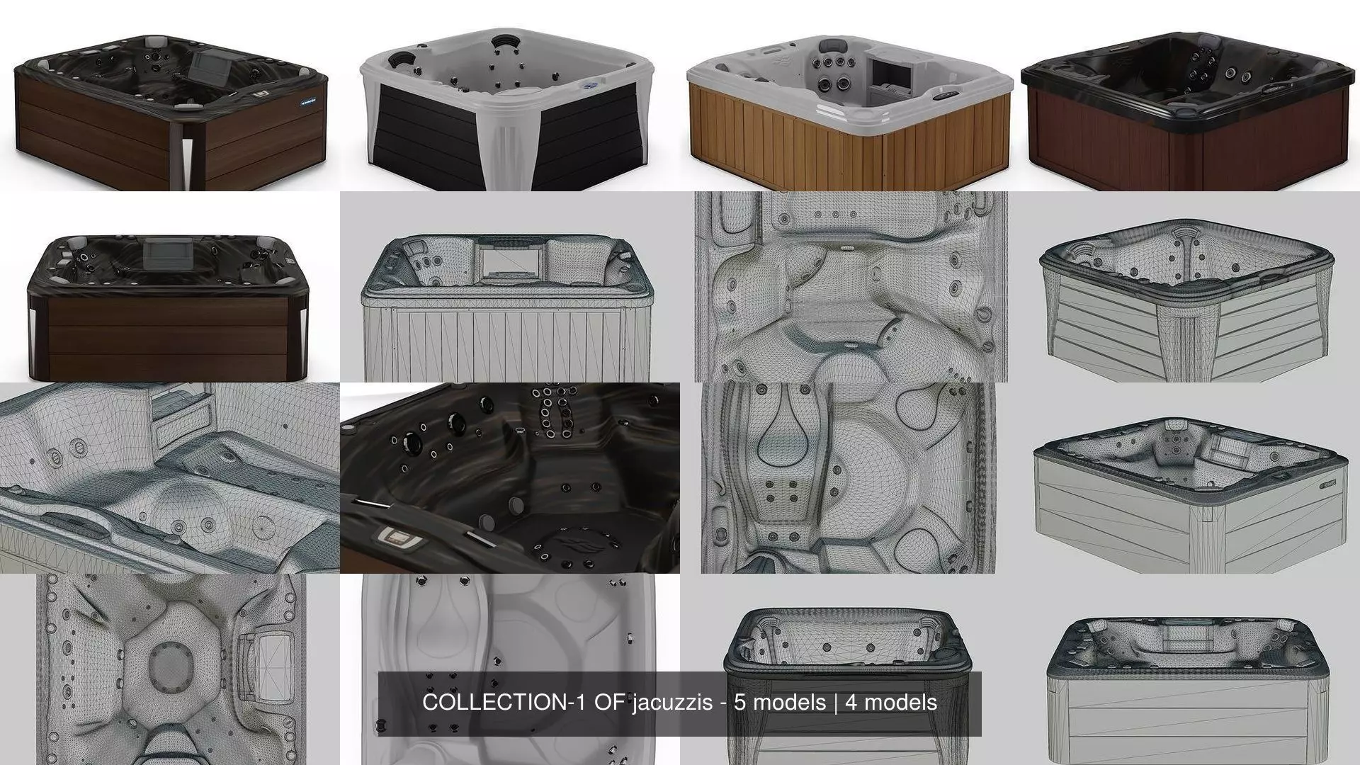 COLLECTION-1 OF jacuzzis - 5 models _0