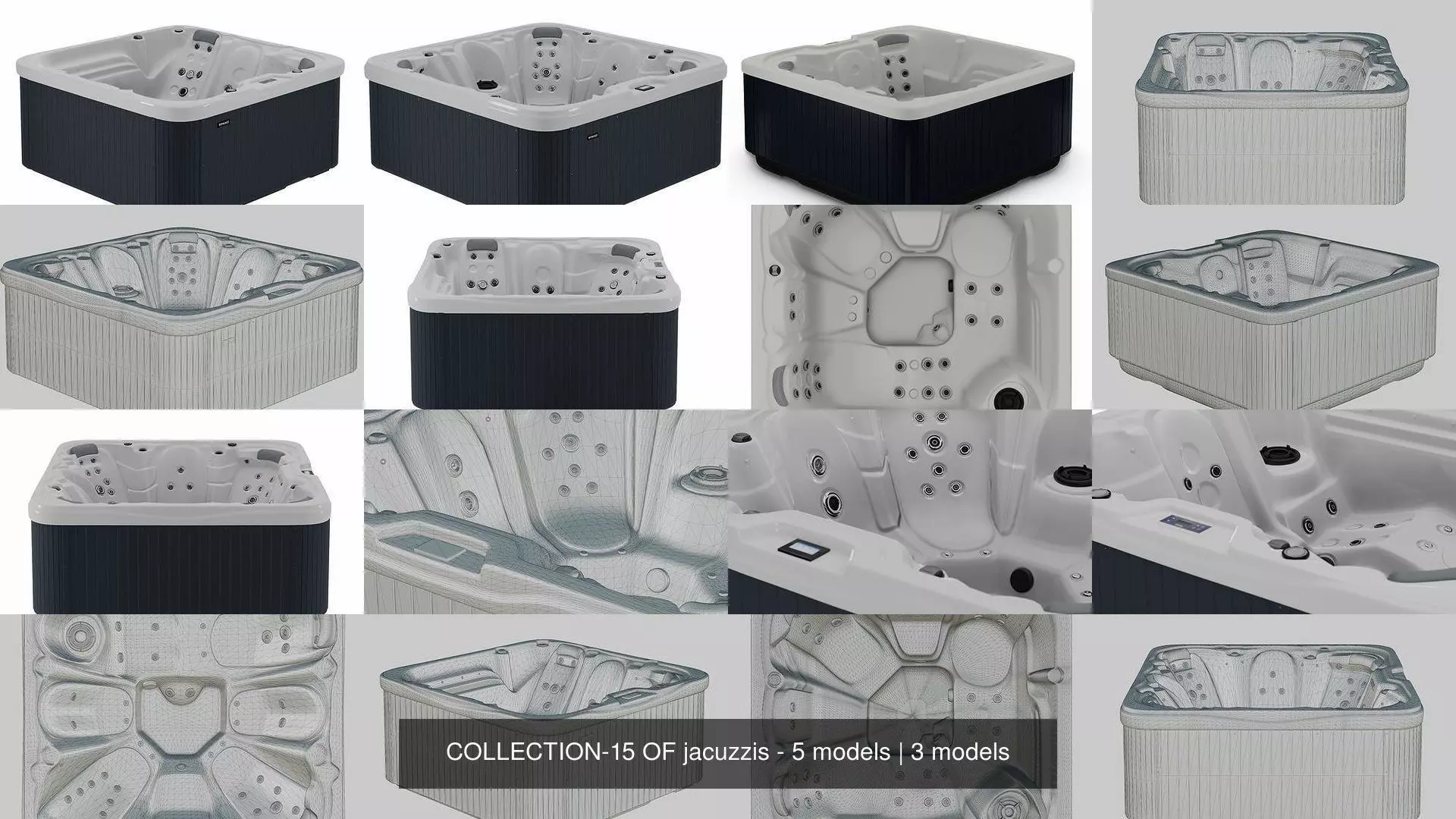 COLLECTION-15 OF jacuzzis - 5 models _0
