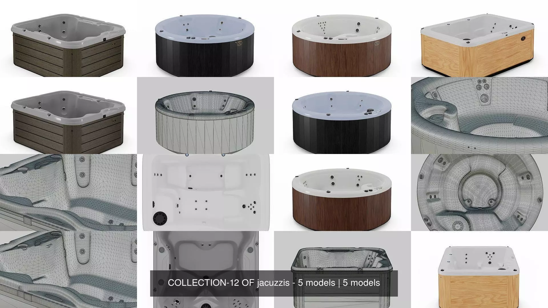 COLLECTION-12 OF jacuzzis - 5 models _0