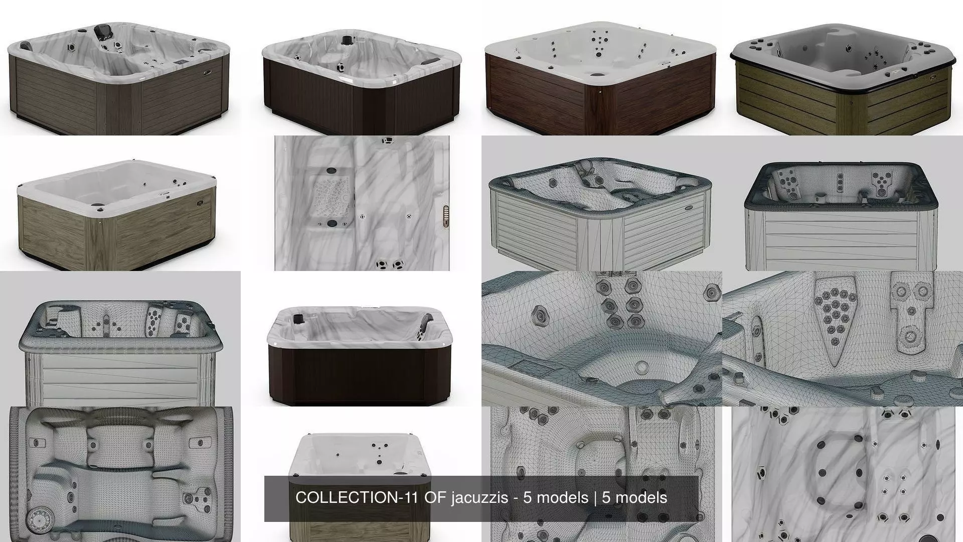 COLLECTION-11 OF jacuzzis - 5 models _0