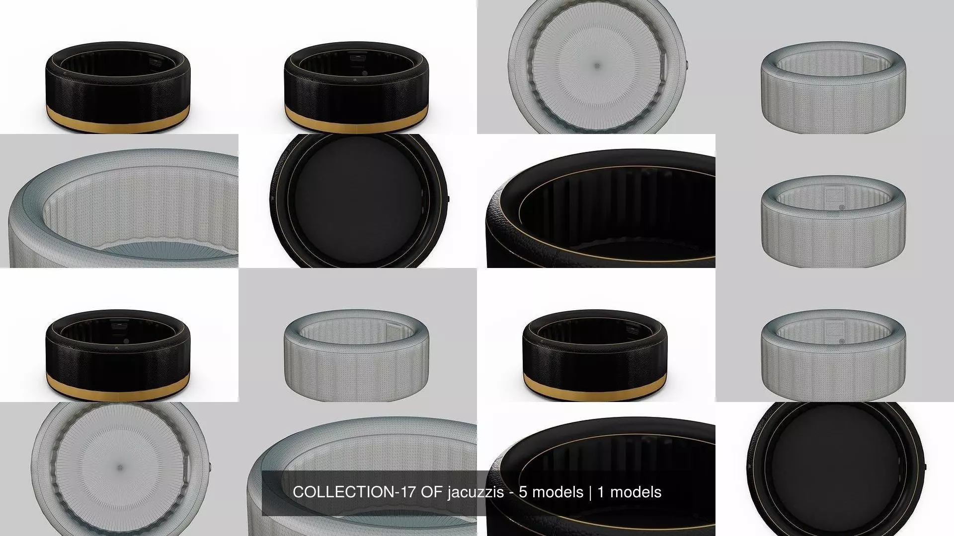 COLLECTION-17 OF jacuzzis - 5 models _0