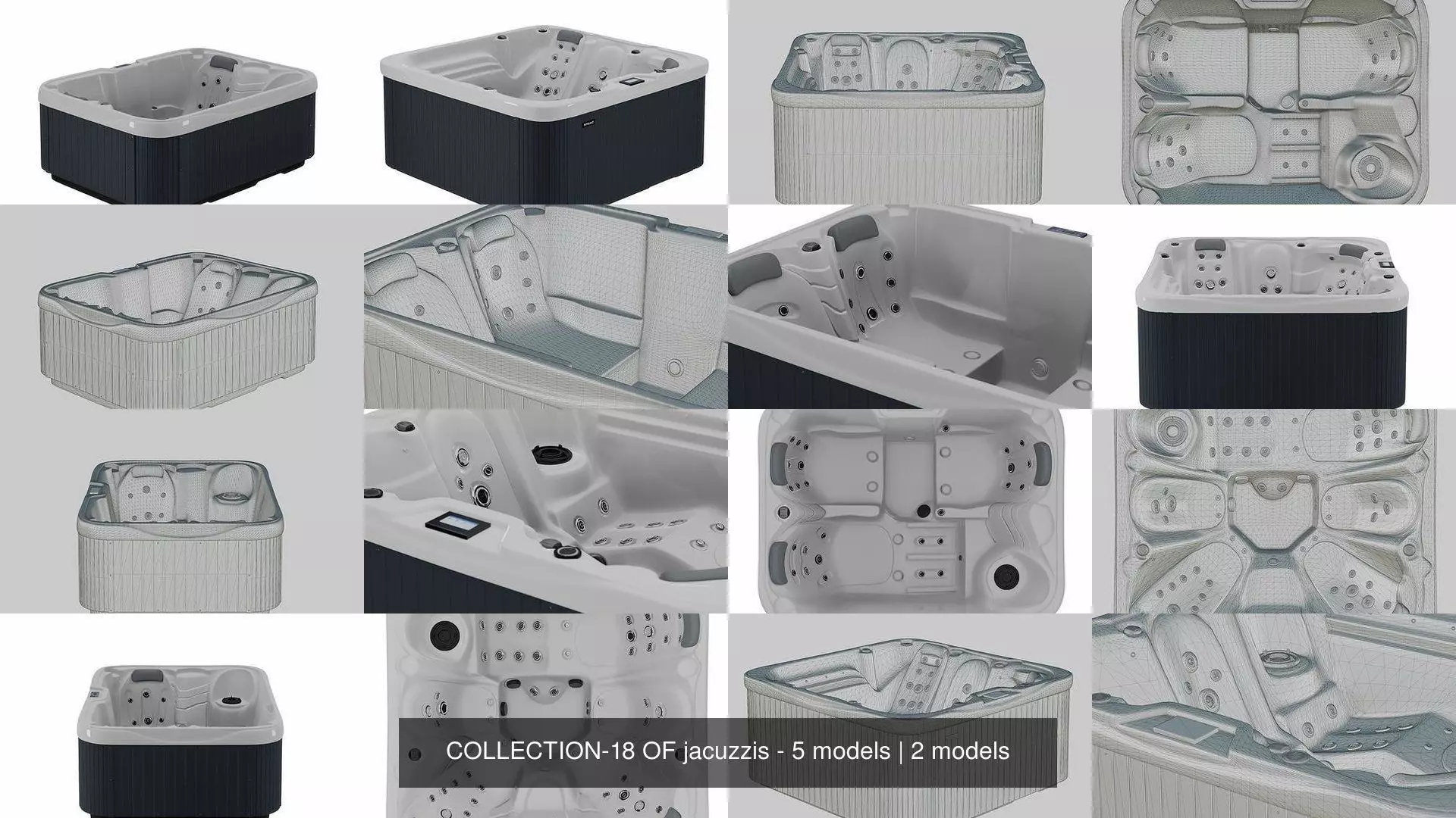 COLLECTION-18 OF jacuzzis - 5 models _0