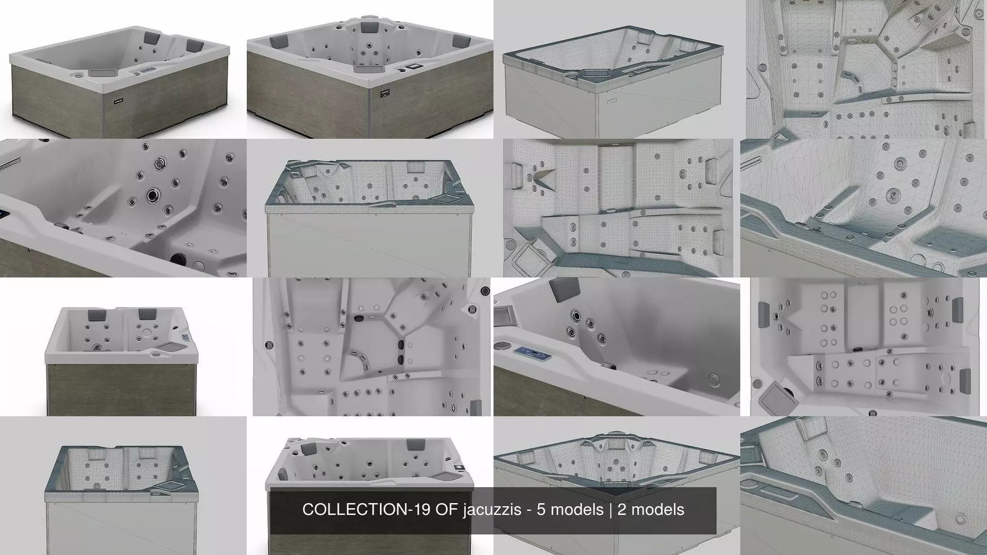 COLLECTION-19 OF jacuzzis - 5 models _0