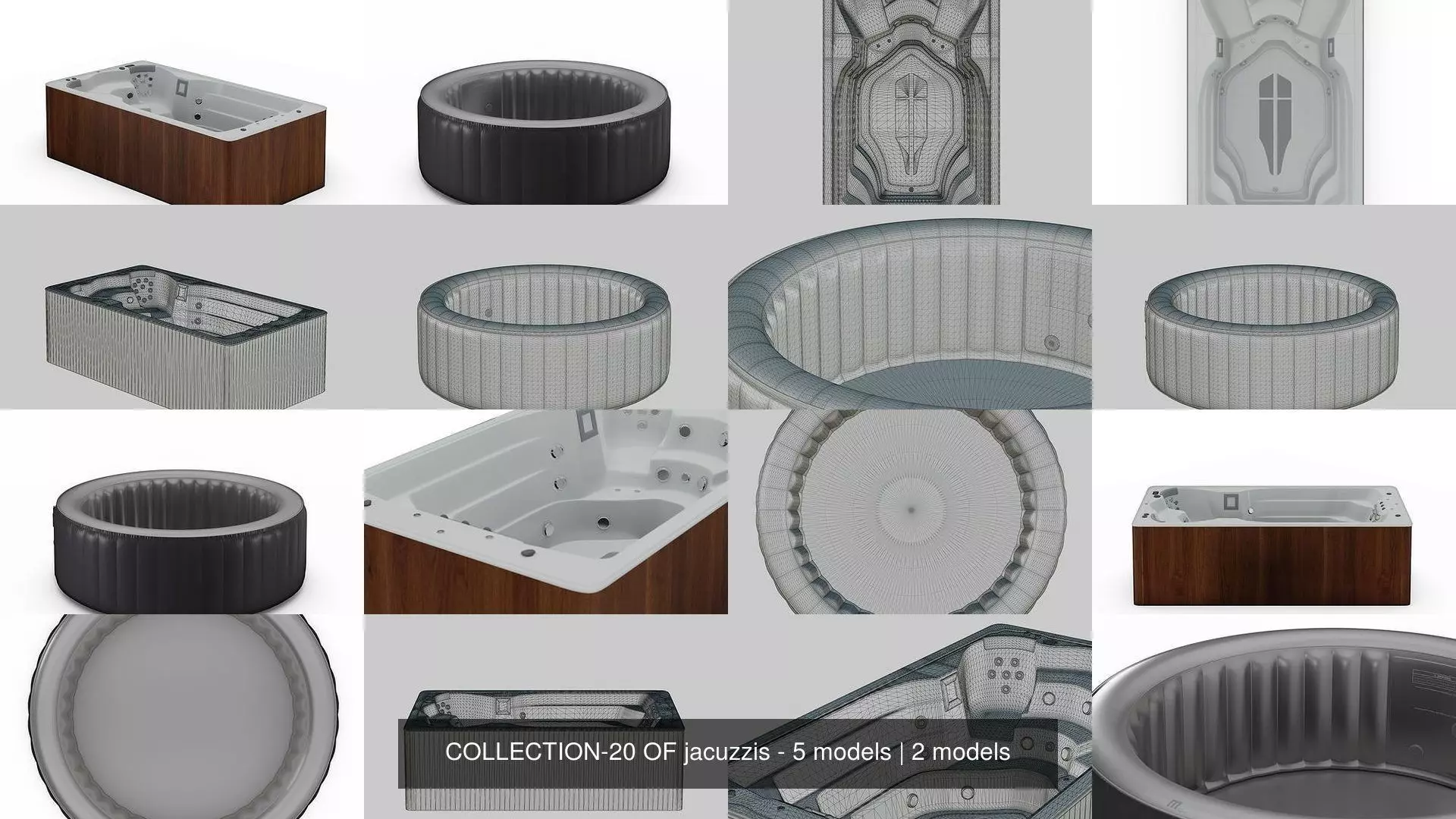 COLLECTION-20 OF jacuzzis - 5 models _0