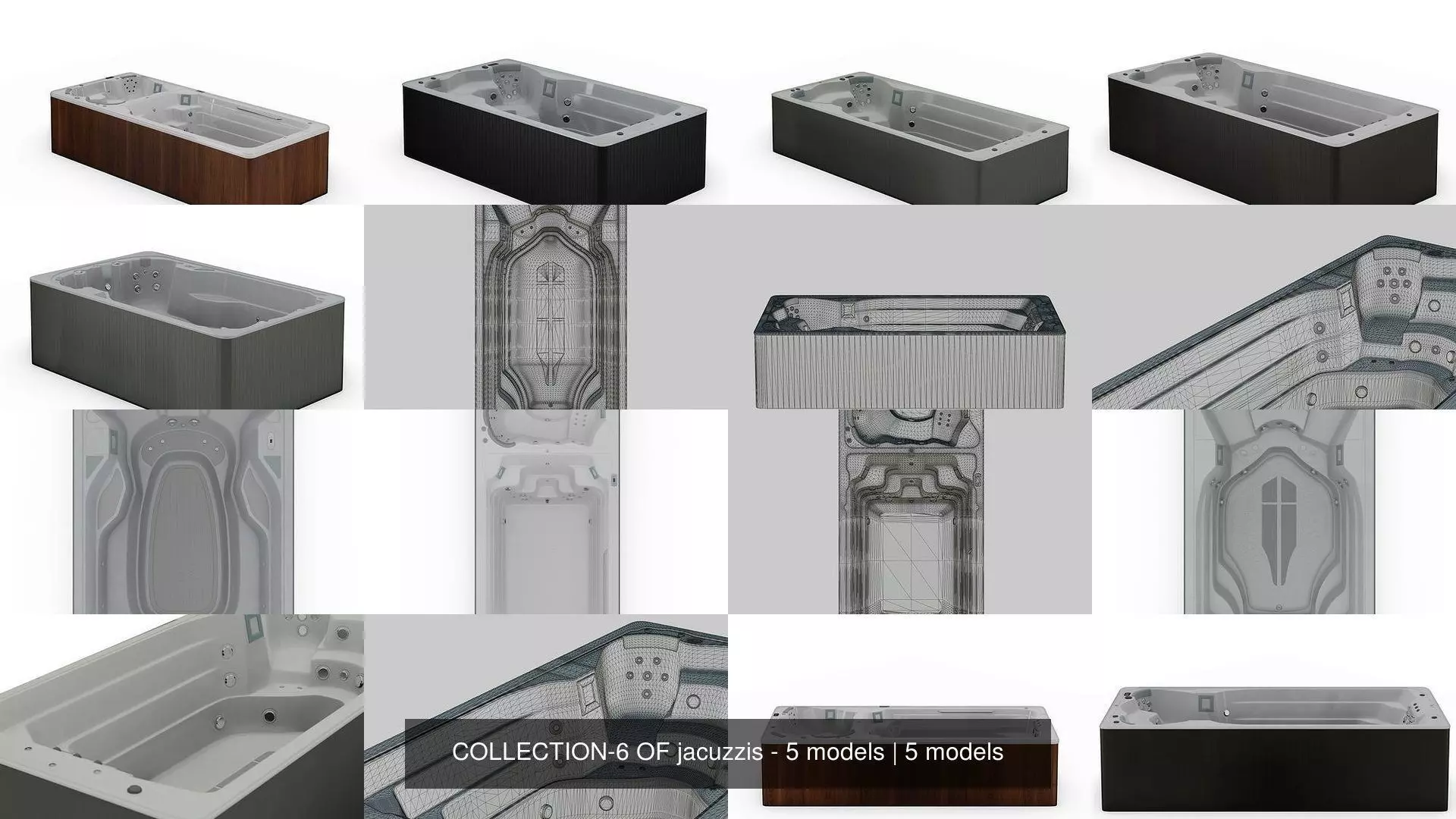 COLLECTION-6 OF jacuzzis - 5 models _0