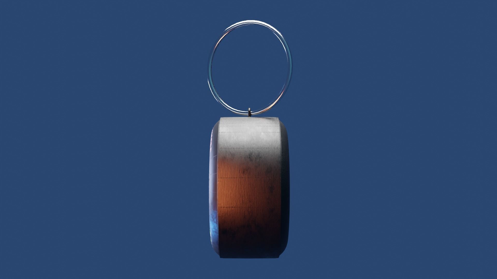 KEY CHAIN NASCAR WHEEL REALISTIC DETAILS 3D PRINT  3D print model_1