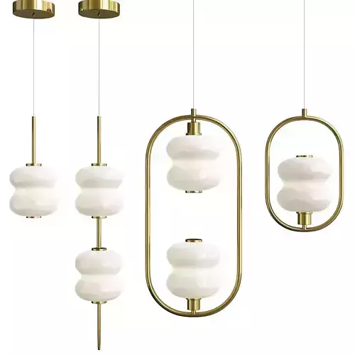 ALDA Collection brass and pendant light