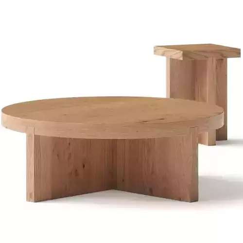 Lulu and Georgia Alford Round Coffee Table 3D model