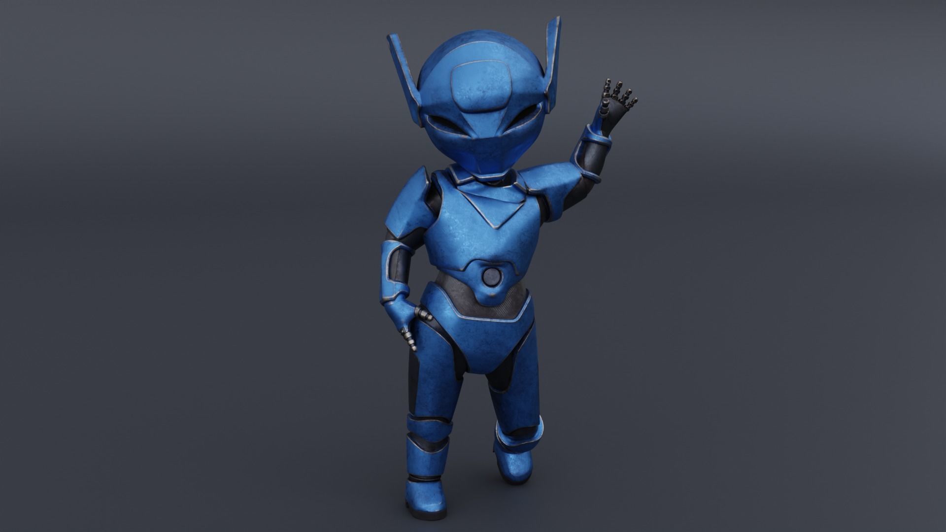 3D model Tiny Robot Rigged VR / AR / low-poly | CGTrader