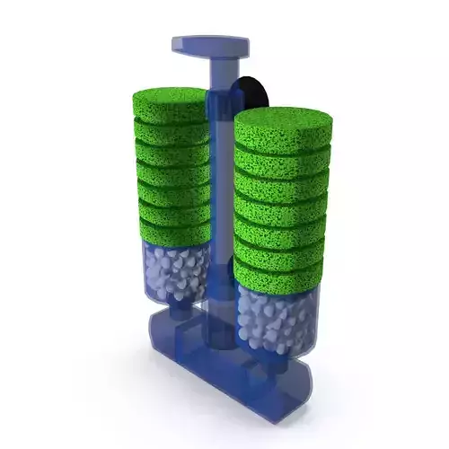 Airlift filter 3D model