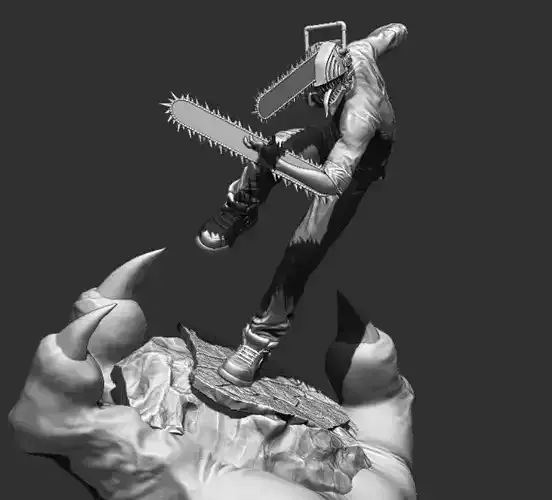 Chainsaw Man 3D figure print model 