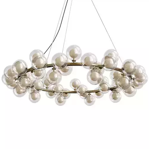 LINDA glass ball chandelier