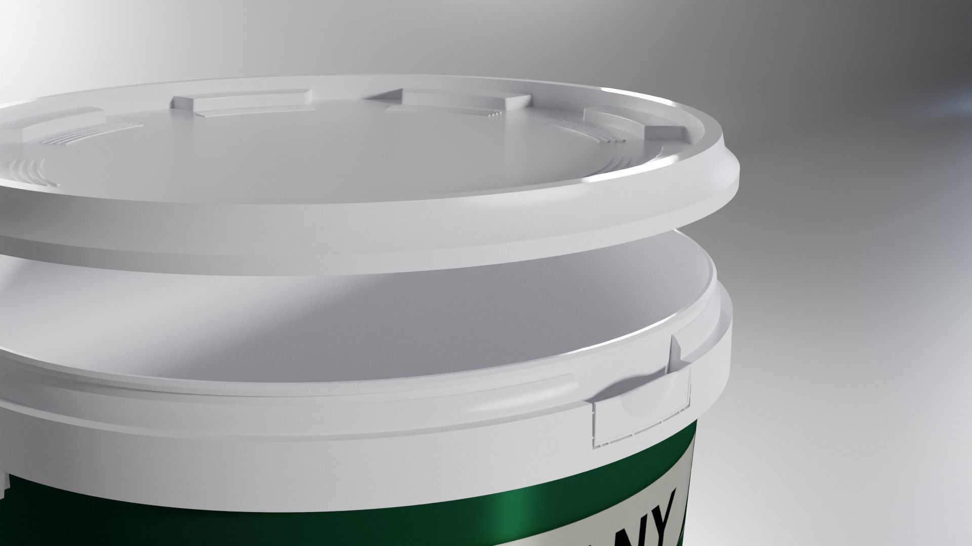 Bucket paint High quality 3D model_6