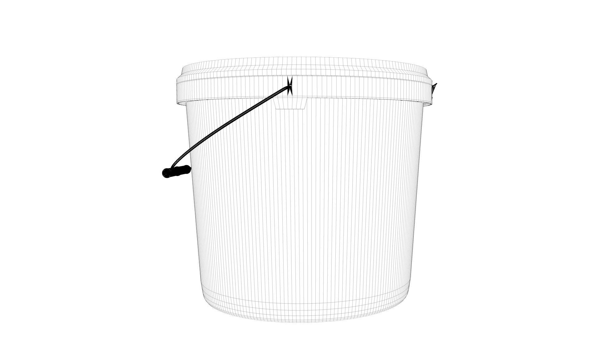 Bucket paint High quality 3D model_10