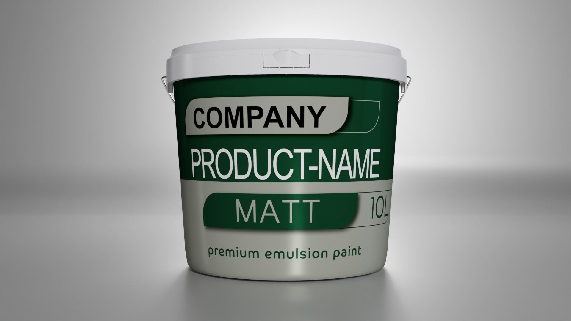 Bucket paint High quality 3D model_1