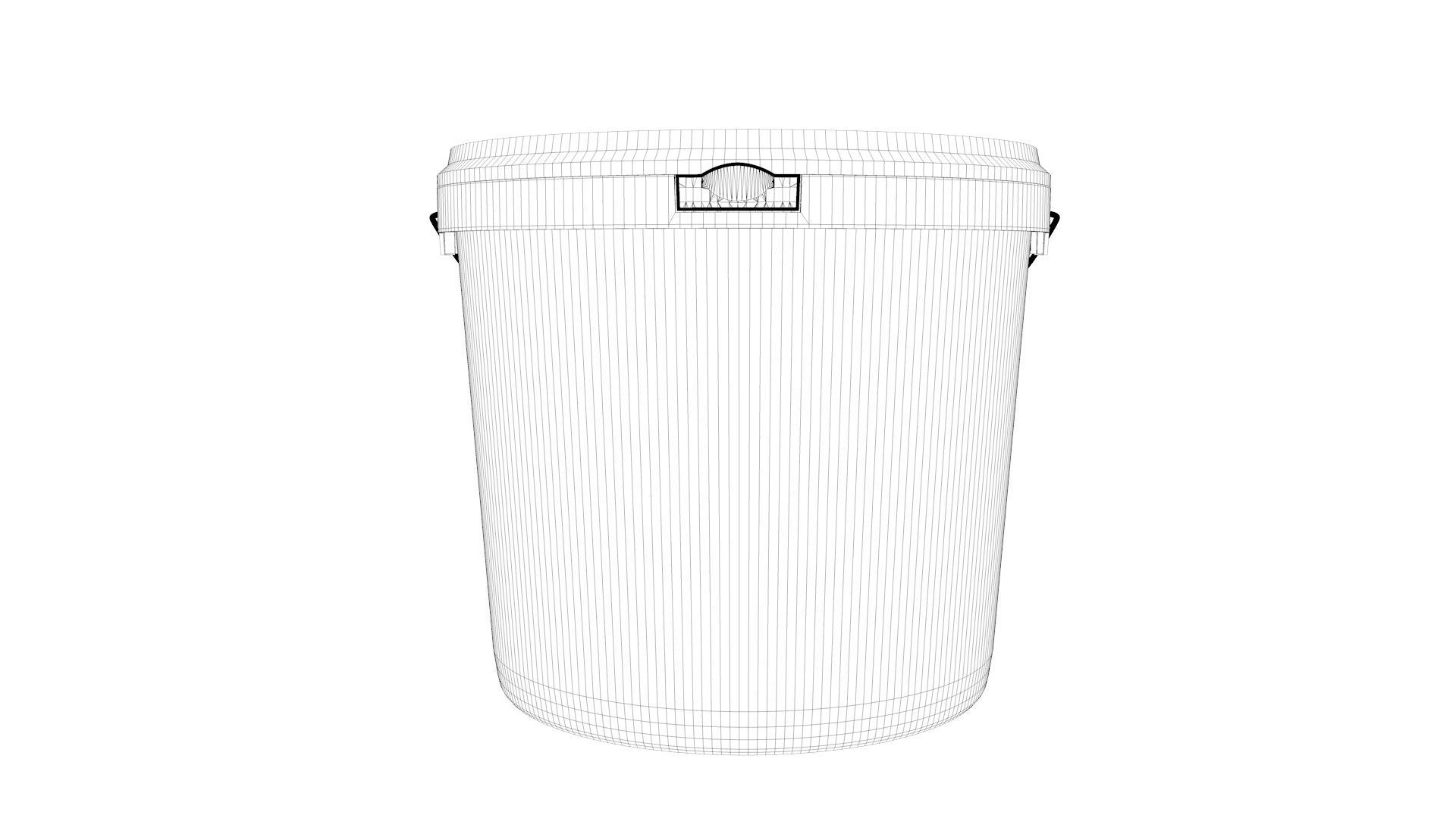 Bucket paint High quality 3D model_8