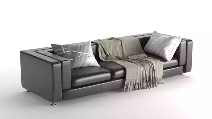 sofa sofa leather with pillows