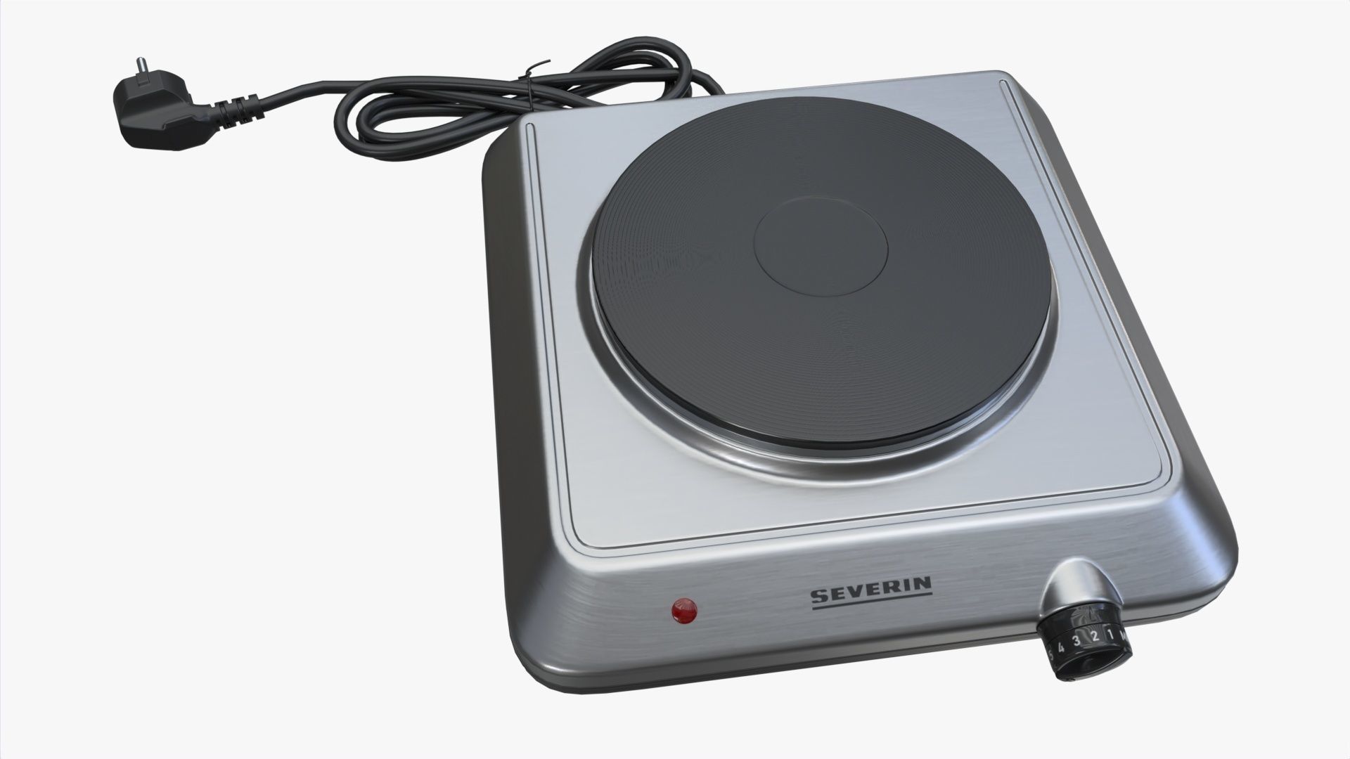 Single Hotplate Hob Severin KP1092 3D model_1