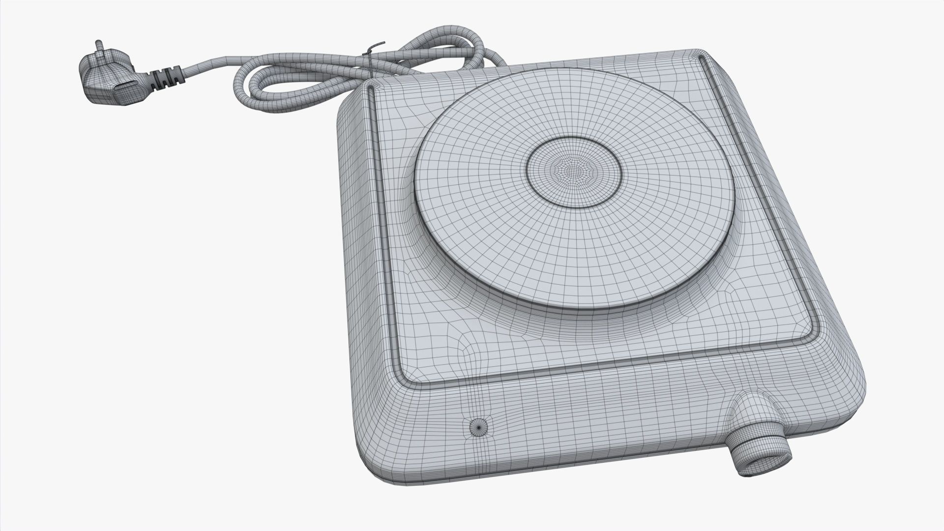 Single Hotplate Hob Severin KP1092 3D model_7