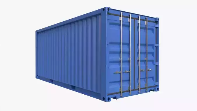 Shipping Container Dry 20-foot Blue