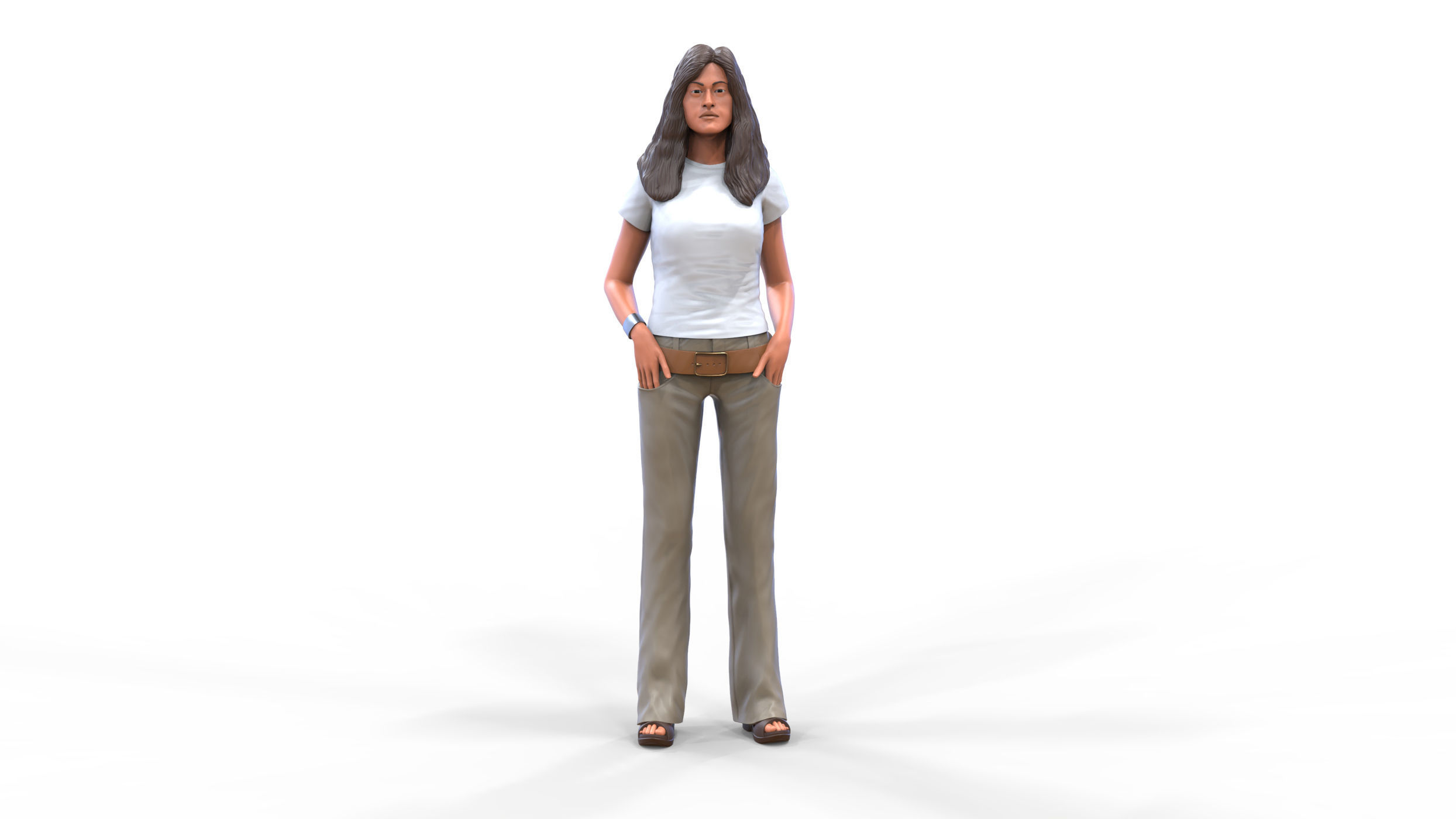 Eva Mendes 2 Fast 2 Furious 3D print model_1