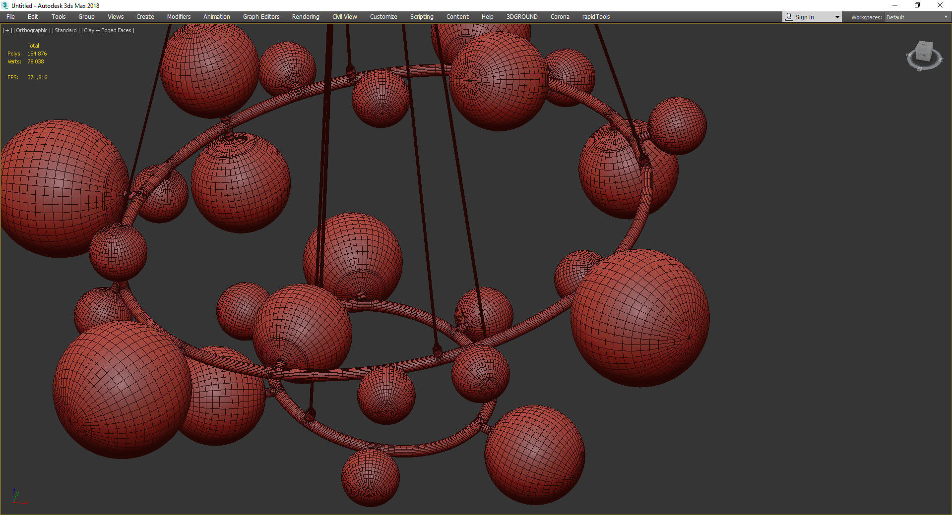 COSMOGONY LARGE Low-poly 3D model_5