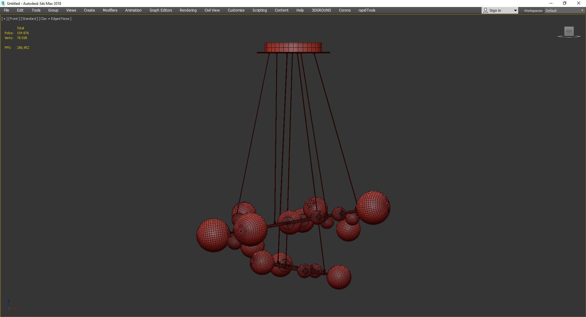COSMOGONY LARGE Low-poly 3D model_3