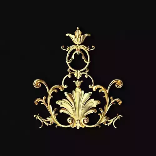 Central decor ornament for furniture