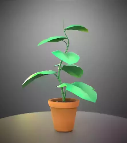 Plant stylized Low Poly