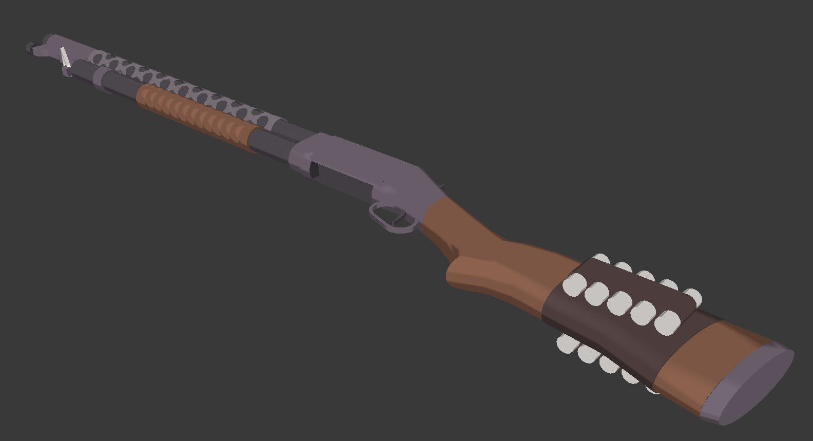 Sentinel Series M1897 Low-poly 3D model_10