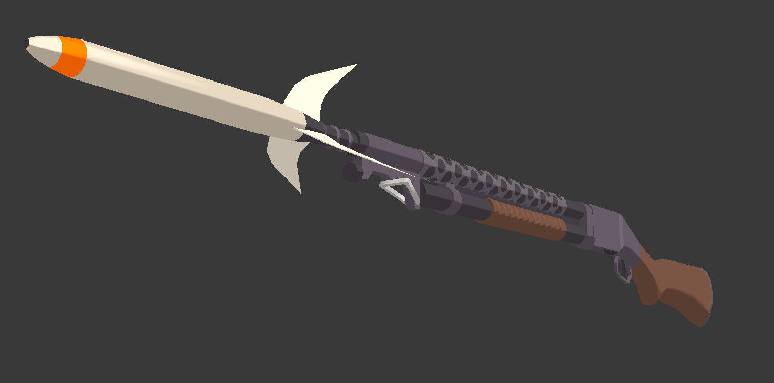 Sentinel Series M1897 Low-poly 3D model_13