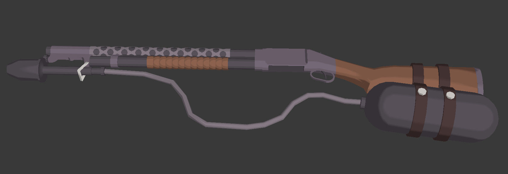 Sentinel Series M1897 Low-poly 3D model_11
