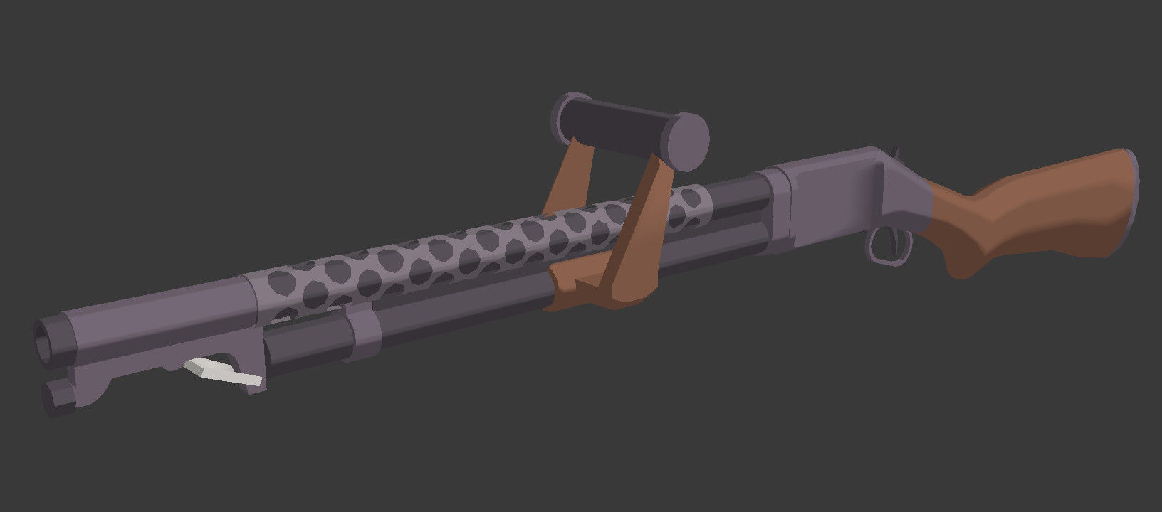 Sentinel Series M1897 Low-poly 3D model_14