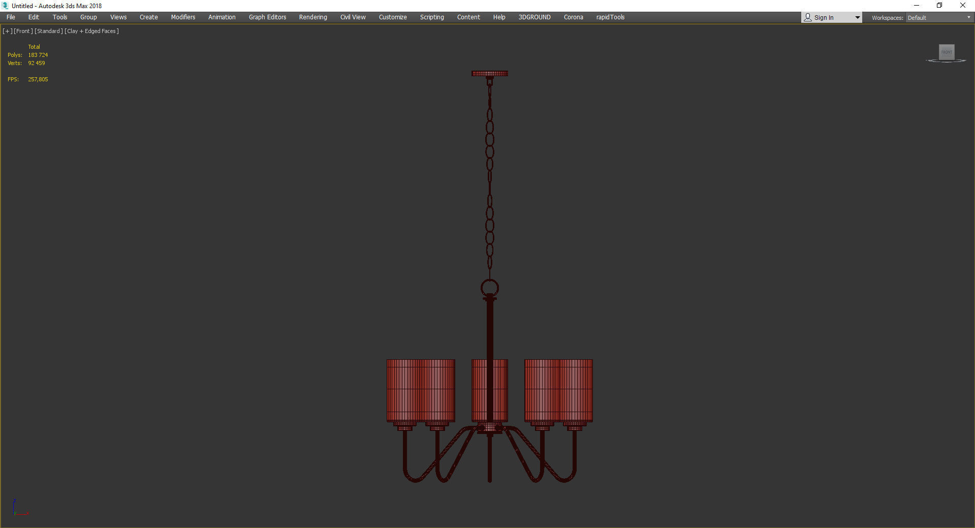Kira Home Charlotte Low-poly 3D model_2