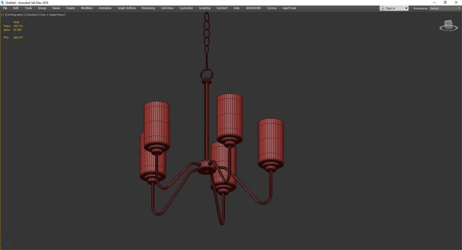 Kira Home Charlotte Low-poly 3D model_3