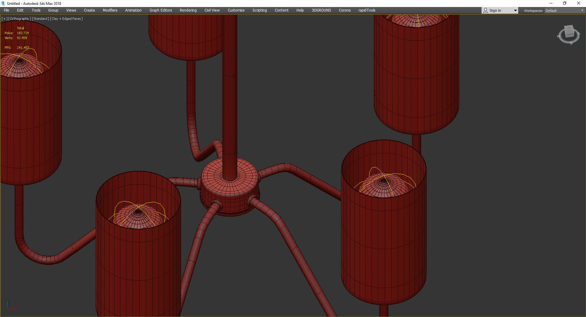 Kira Home Charlotte Low-poly 3D model_4