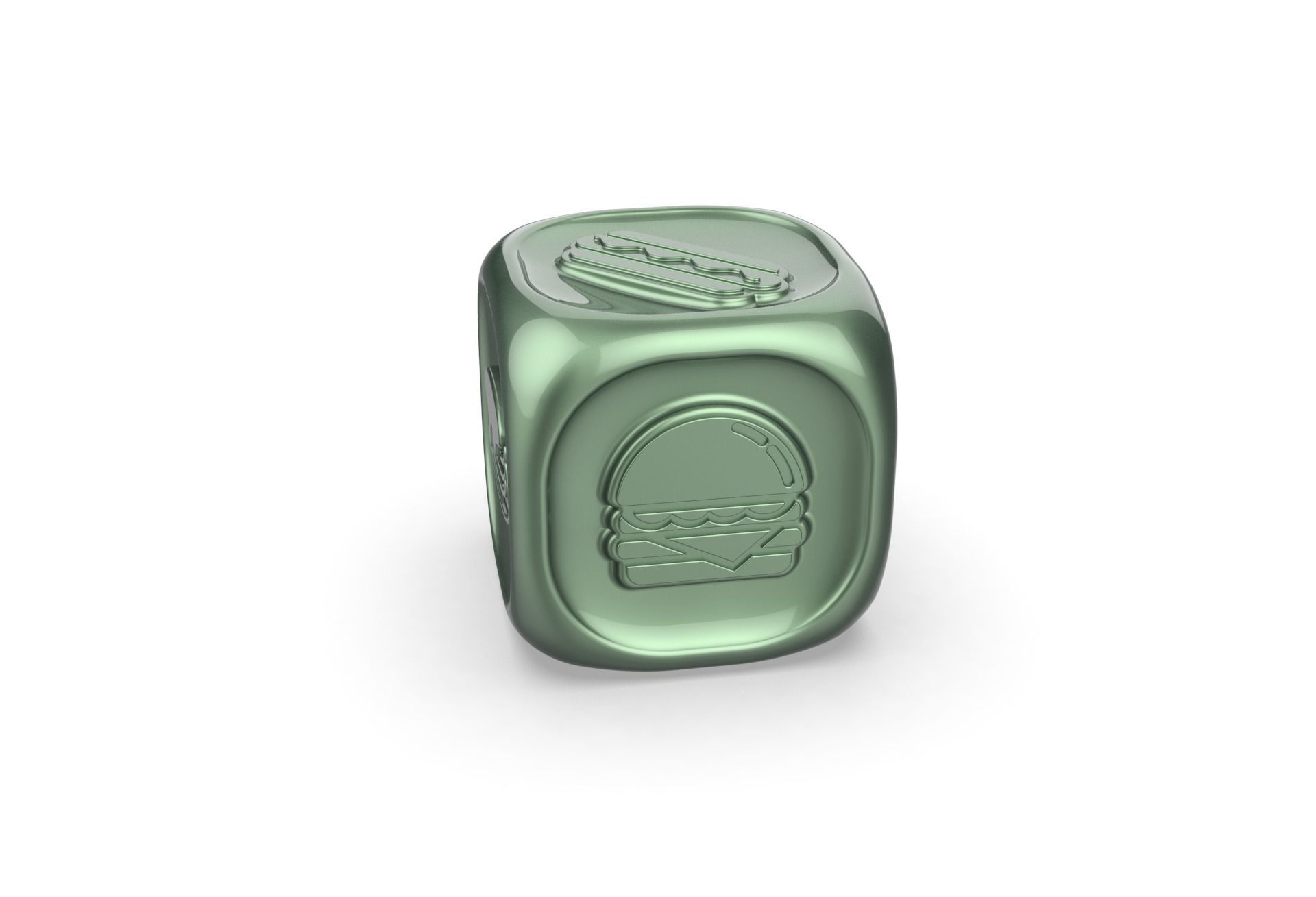 Fastfood Dice 3D print model_6