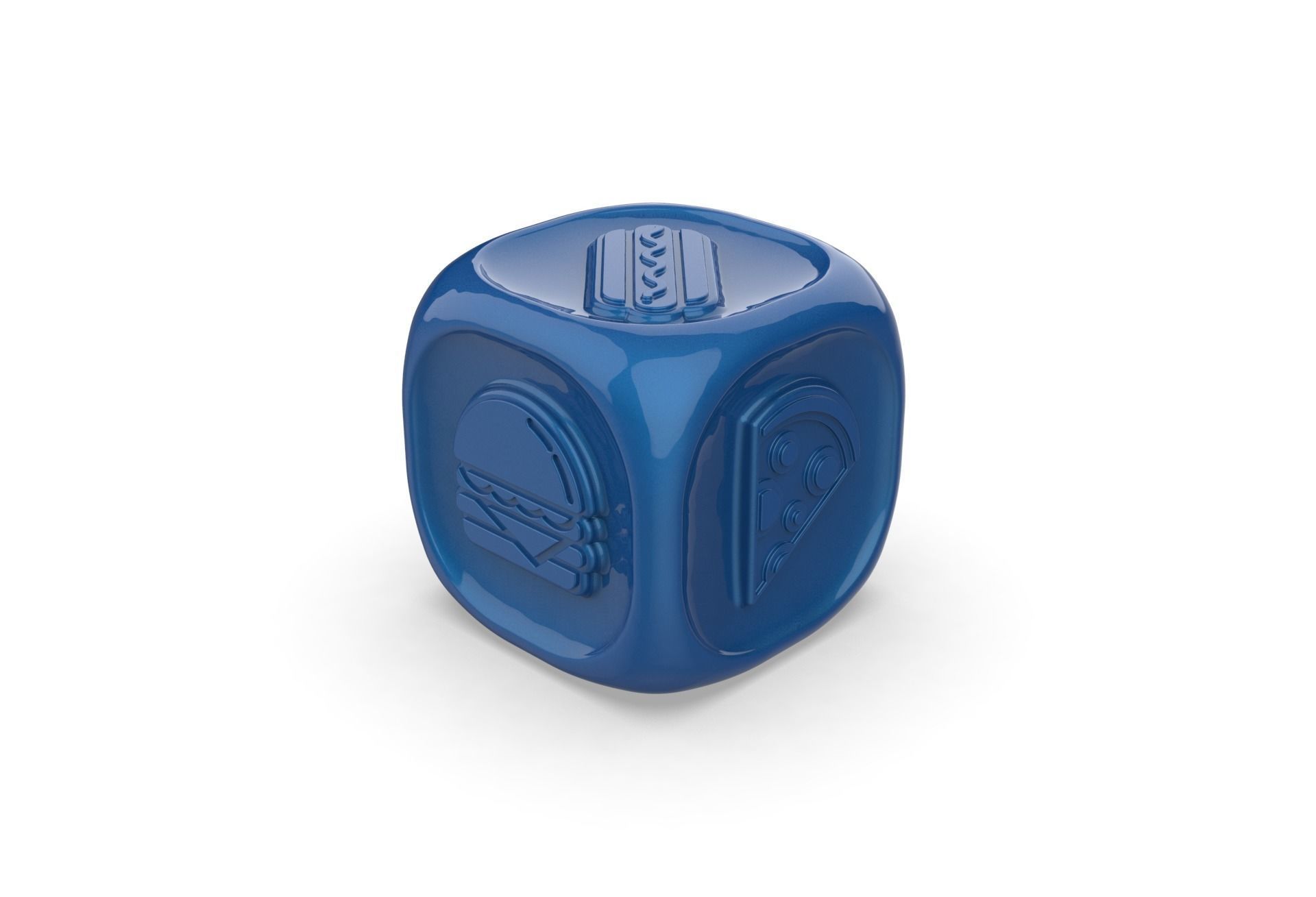 Fastfood Dice 3D print model_2