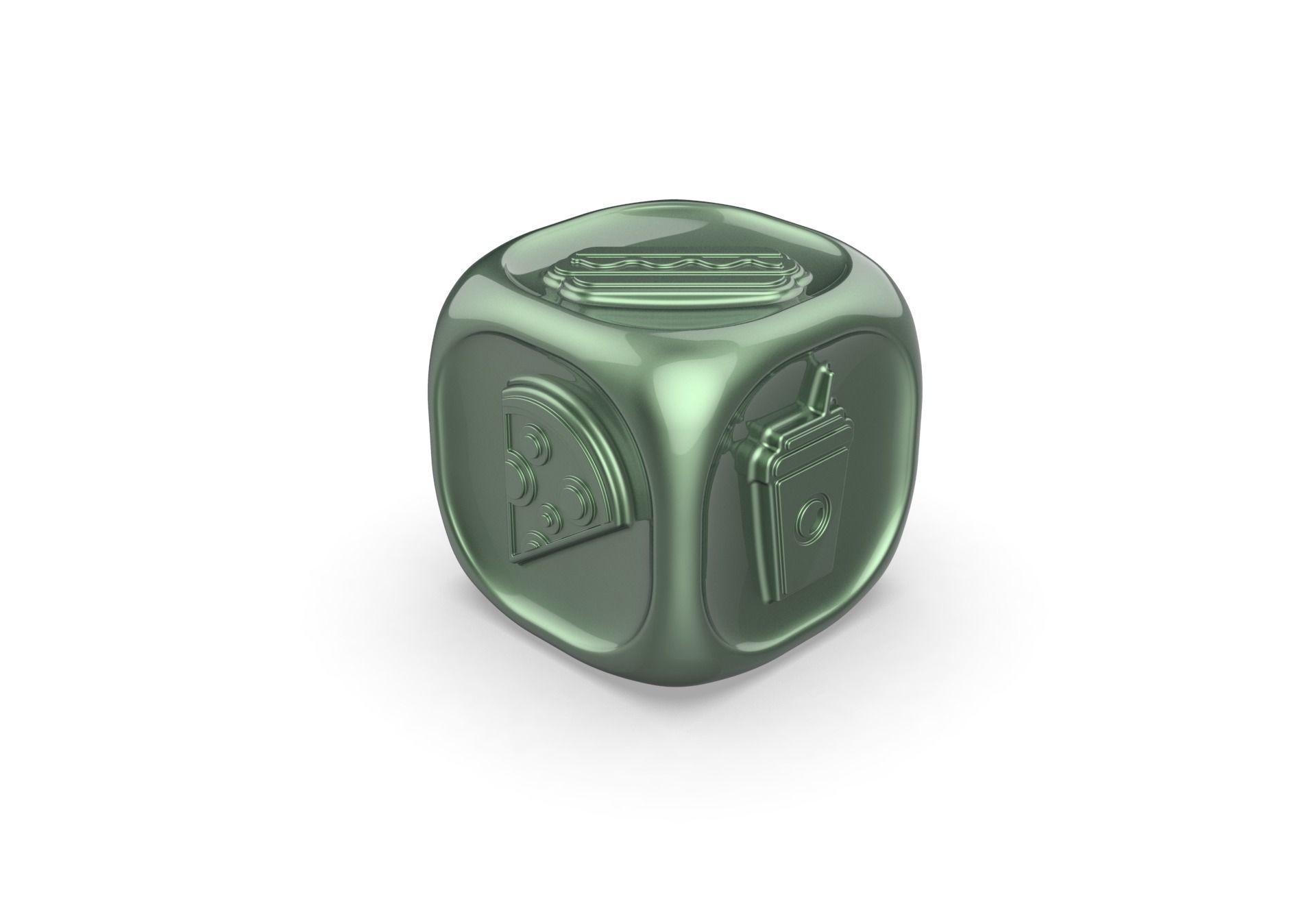 Fastfood Dice 3D print model_10