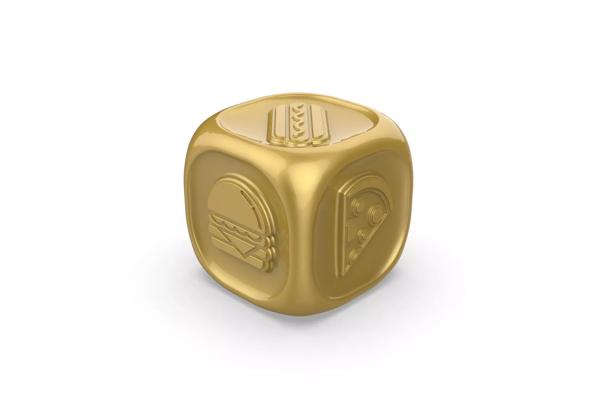 Fastfood Dice 3D print model_0