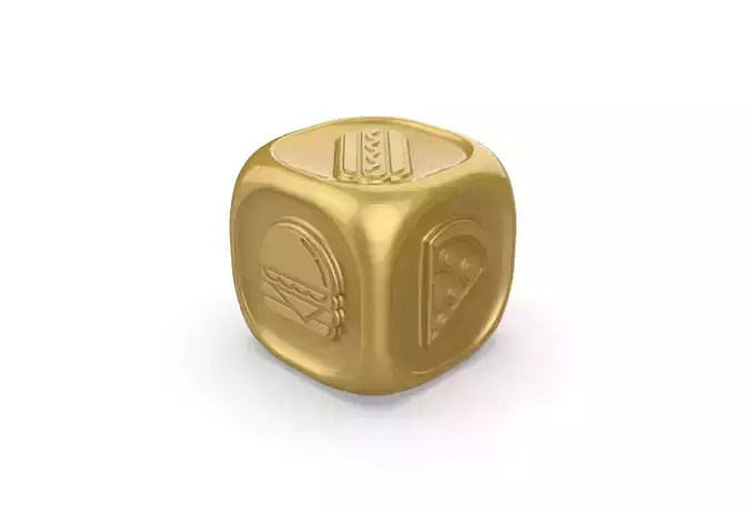 Fastfood Dice 3D print model