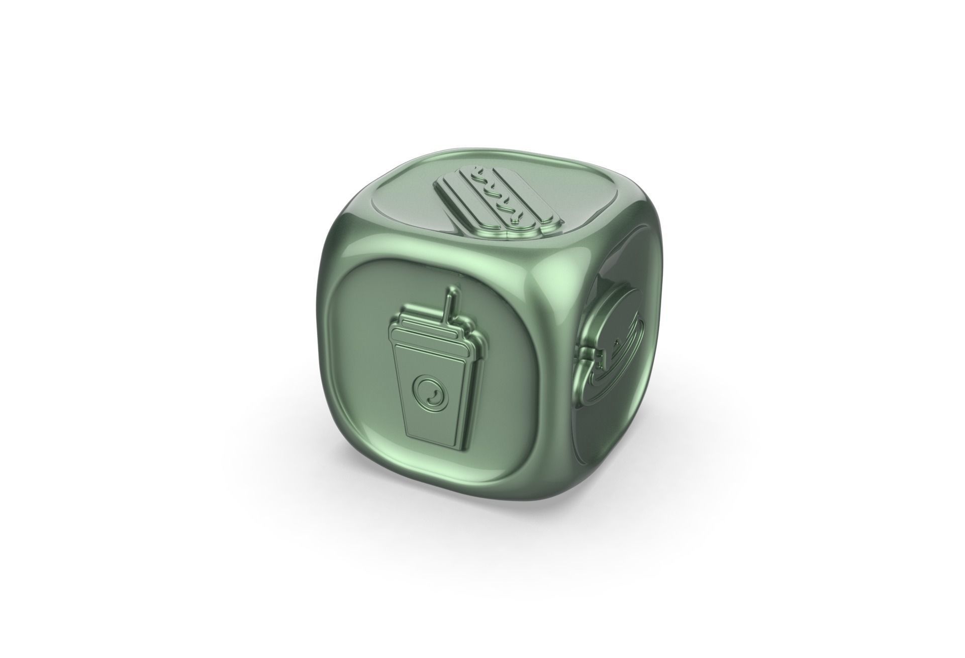 Fastfood Dice 3D print model_12