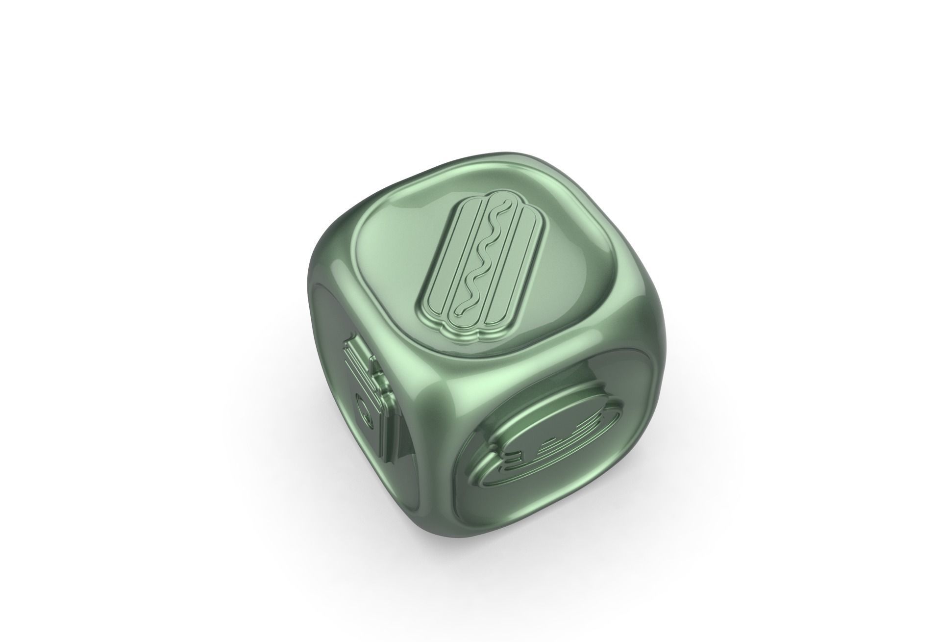 Fastfood Dice 3D print model_14