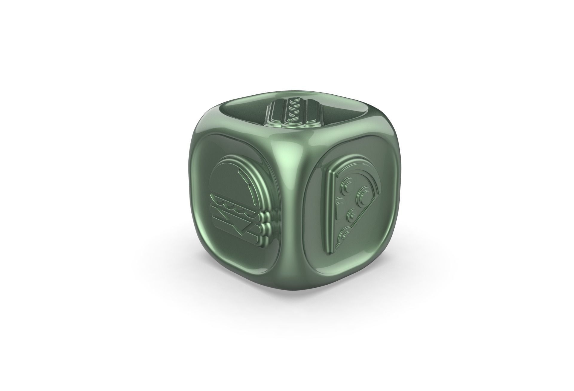 Fastfood Dice 3D print model_8