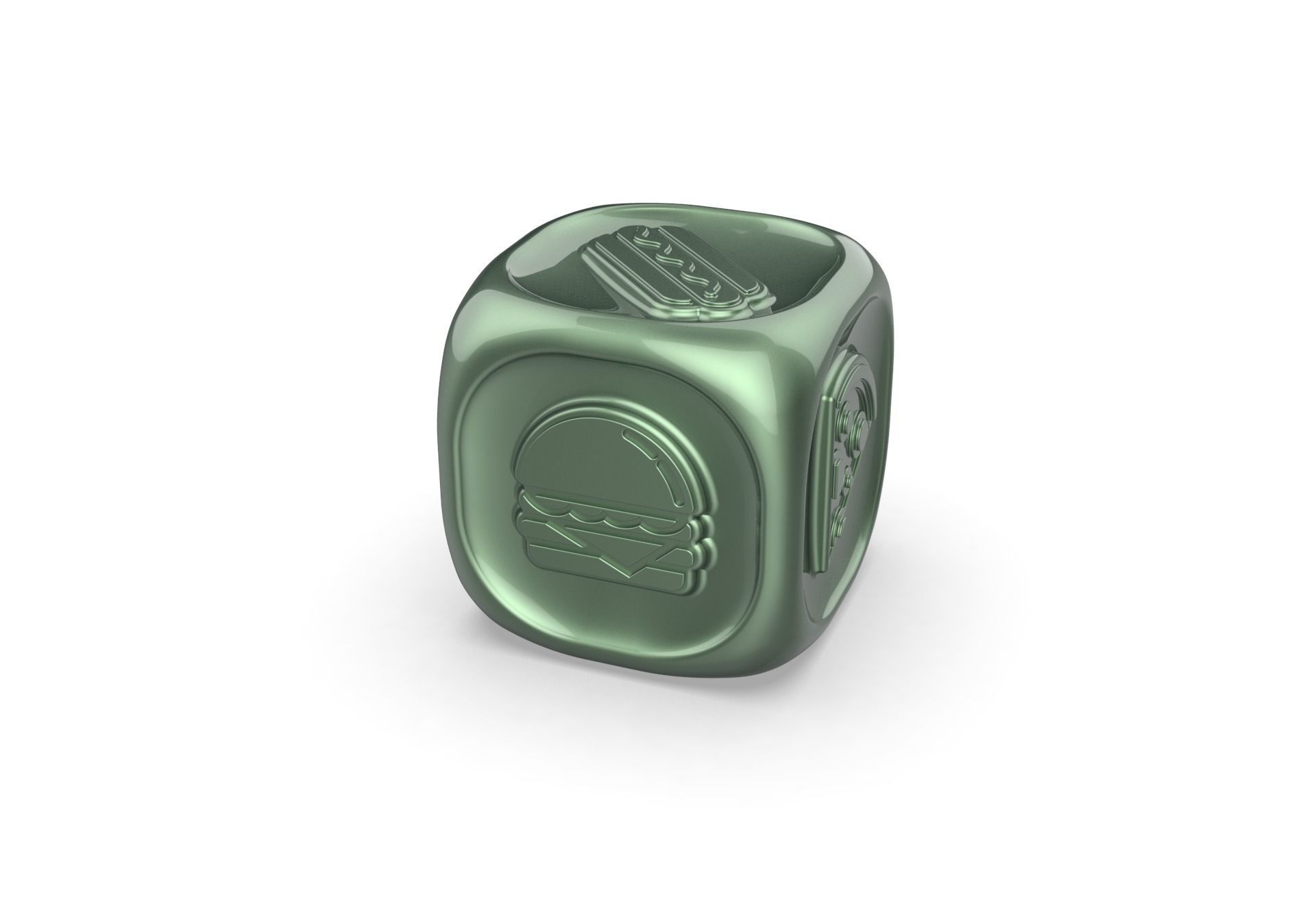 Fastfood Dice 3D print model_7